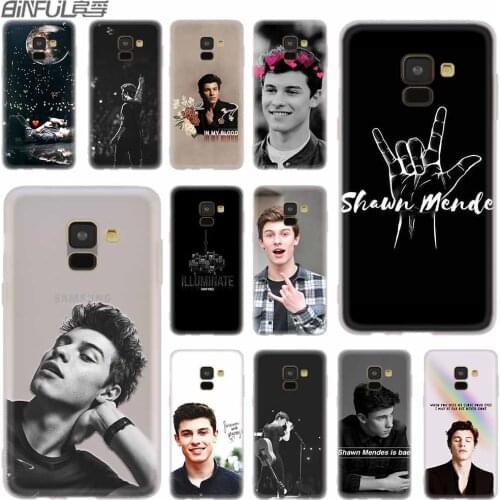 Cover Silicone Case For Samsung Galaxy A42 A52 A72 A32 A12 A71 A51 A70 A50 A20 A30 A20S A21S A50S A6 A7 A8 2018 Shawn Mendes