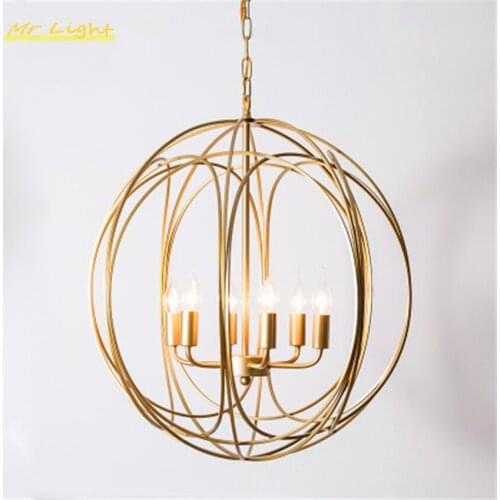 Modern Gold LED Pendant Lights Lighting Bedroom Living Room Candlestick Retro Pendant Lamp Vintage Decor Kitchen Hanging Lamps