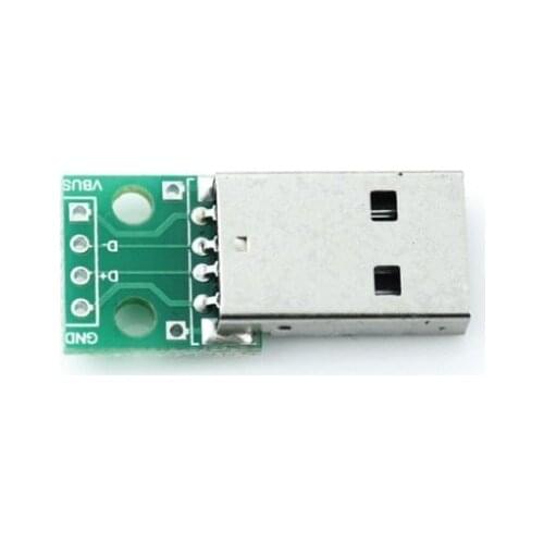 USB2.0 Male to 4P DIP switch DIP adapter board module USB adapter plate wholesale USB-0