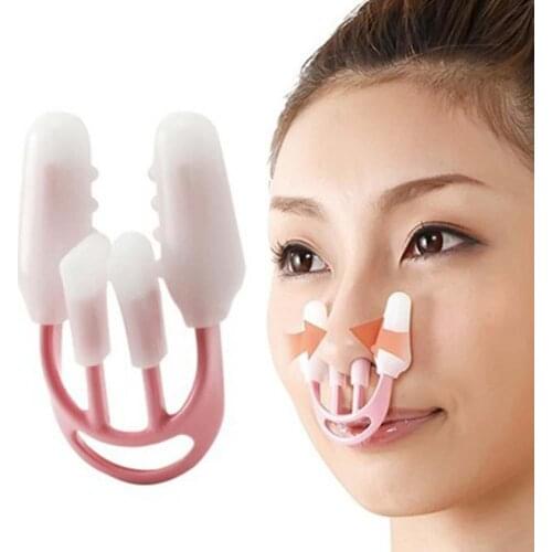 Nose Up Clip Nose Shaping Shaper Lifting Bridge Straightening Clip Fitness Clipper Face Nose Beauty Tool Corrector E1K3