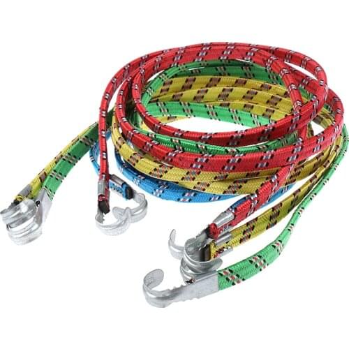 1PCS High Quality Bike Cycling Luggage Rope Elastic Cord Strap Fixed Band Hook Bicycle Accessories 1.4m