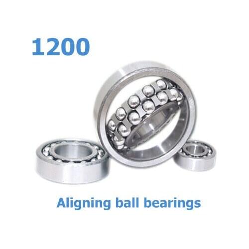 10PCS Factory Direct Radial Double Row 10X30X9 1200 1200TV 1200SA 1200E 1200E/TG Self Aligning Clyindrical Bore Ball Bearings
