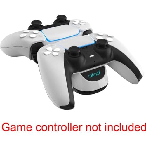 10 pcs Fast Charger Dual USB for PS5 wireless Controller Type C Cradle Charging Station with Indicator Light for PlayStation5