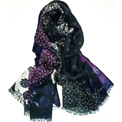 2021 Fashion Newest Printed Pattern Cotton Scarf 10pcs/lot