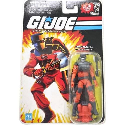 3.75inch Original Hasbro G.I. Joe FIREFGHTER Model Toy Action Figures Toys For Children Gift