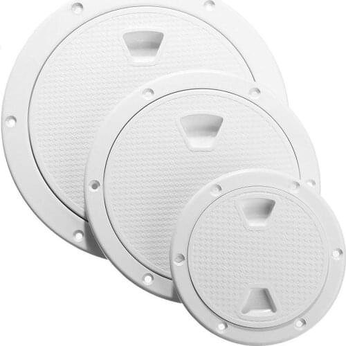 4/6/8 Inch Round Hatch Cover Non-Slip Deck Plate for Marine Boat Kayak Canoe