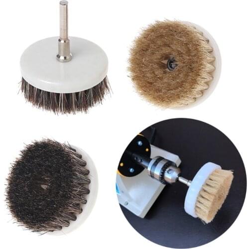 60mm Drill Powered Scrub Heavy Duty Cleaning Brush With Stiff Bristles Tools
