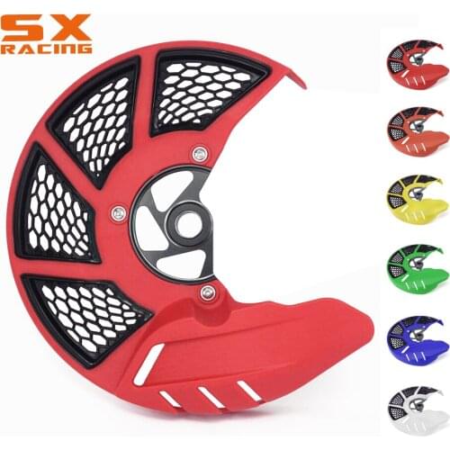 Motorcycle Front Brake Disc Rotor Guard Cover Protector For HONDA CR125R CR250R CRF250X CRF450R CRF450X CRF250R 2004-2020