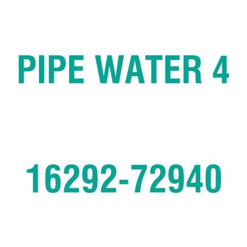 For Kubota 16292-72940 PIPE WATER 4