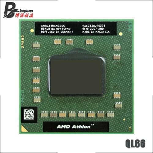 AMD Athlon 64 X2 QL-66 QL 66 QL66 2.2 GHz Dual-Core Dual-Thread CPU Processor AMQL66DAM22GG Socket S1
