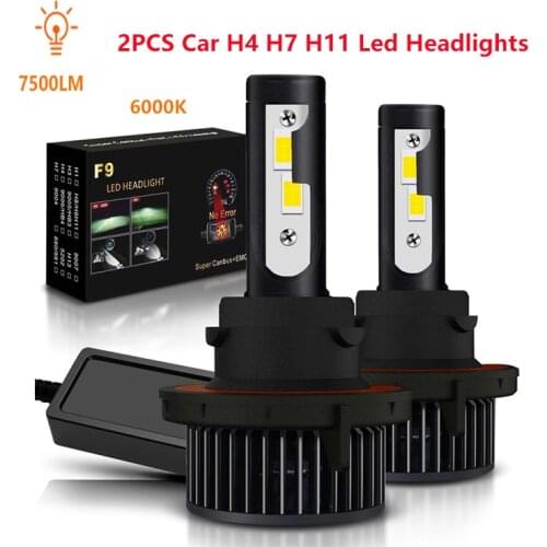 H4 H7 LED 7500LM H4 LED Lights H11 LED 9006 9005 Car Headlight Bulb LED H4 Car Headlight Conversion Kit 28W COB H7 LED Lights