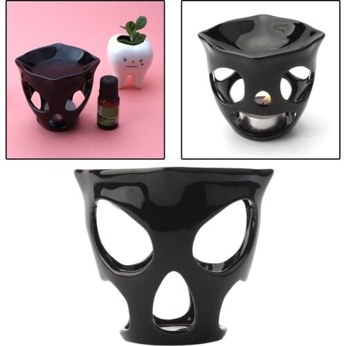 Ceramic Wax Tarts Melter Hollow Floral Aroma Lamp Candle Warmers Fragrance Warmer Oil Diffuser Essential Oil Lamp Burner