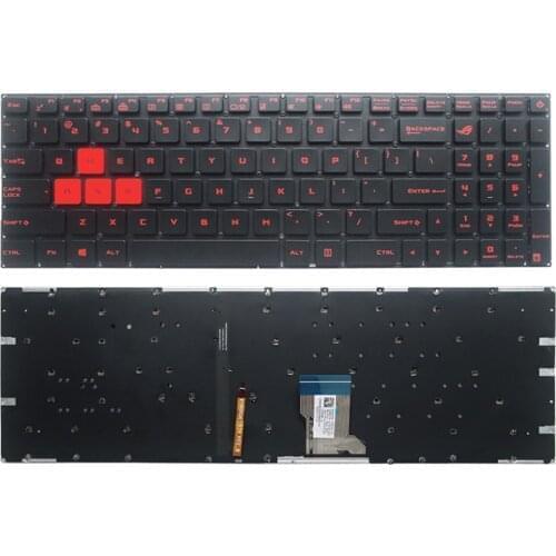 Original US laptop backlit Keyboard for ASUS GL702V GL702VS GL702VM GL702VT GL702ZC G702VS US BACKLIT Standard English Layout