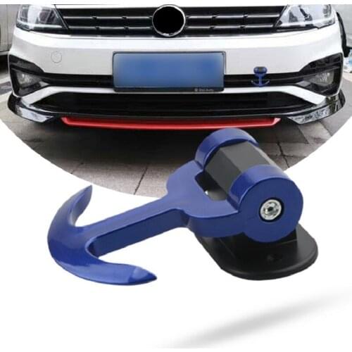 Car Trailer Hooks Sticker Decoration Car Rear Front Affix Trailer Racing T Style Vehicle Towing Hook With Wrenches