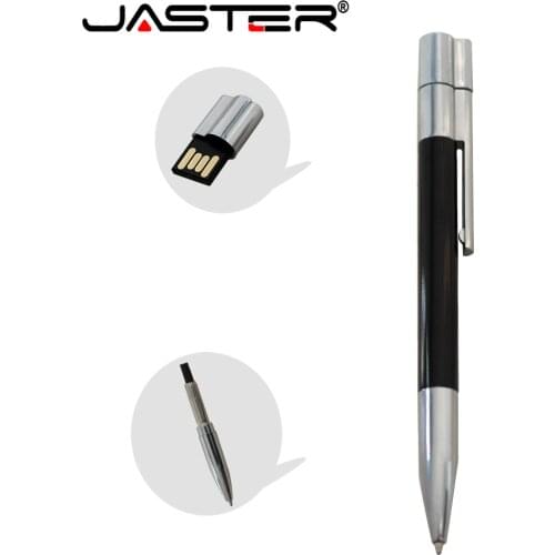 New Ballpoint pen USB flash drive128GB pen drives 64gb creative business Waterproof pendrive gift 32gb memory stick 16gb disk