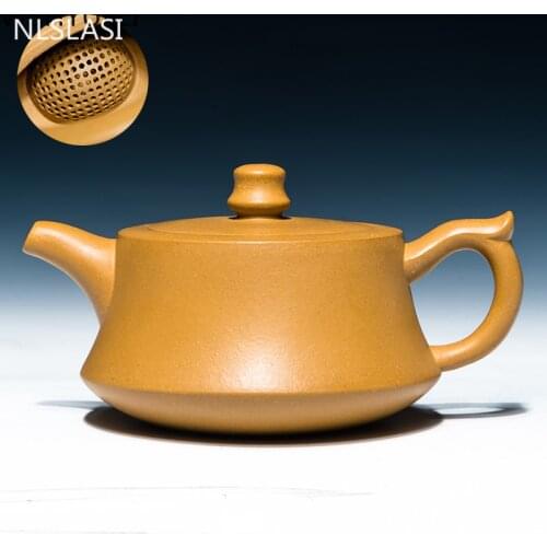 New style purple sand teapot lock water heat-resistant tea set teapot office household drinking utensils WSHYUFEI