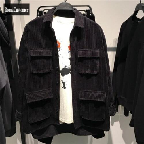 RomaCustomer Mens Corduroy Jackets