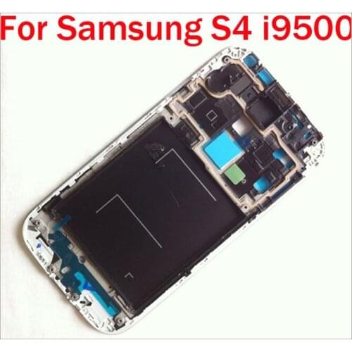 XCHMFG LCD Screen Frame holder for Galaxy S4 i9500 Front housing Middle Bezel for Galaxy I9500 DHL Free ship A+++ Quality