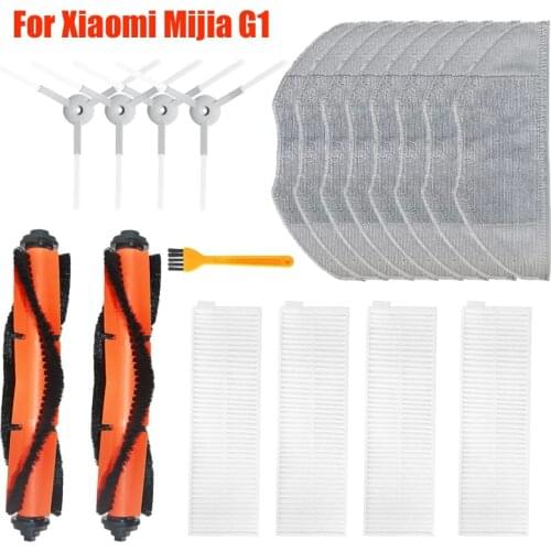 For Xiaomi Mijia G1 MJSTG1 Mi Robot Vacuum-Mop Essential Accessories Main Brush Side Brush Hepa Filter Mop Cloth Spare Parts