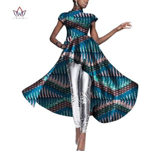 BintaRealWax New Women Dashiki African Short Sleeve Round Neck Dresses Windbreaker Wedding Party Ankara Ankle-length DressWY1375