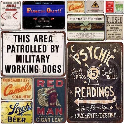 Tin Sign Camel Cigarettes Sold Here Vintage Aluminum Metal Tin Sign 8x12 Inches Bar Pub Home Wall Decor Retro Metal Art Poster