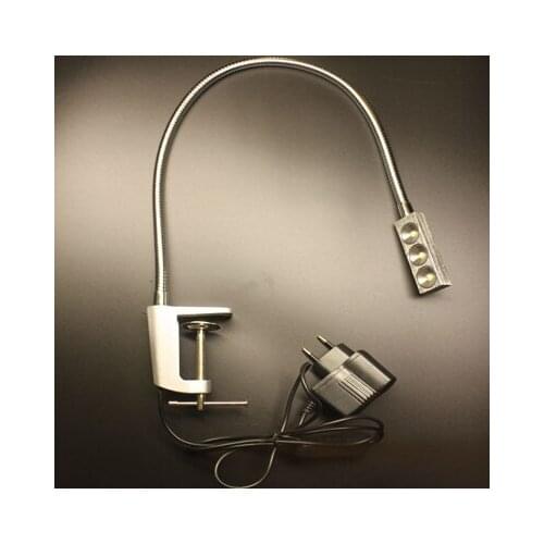 110V/220V 3W Led Gooseneck Clamp Light