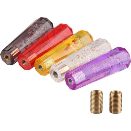 15cm crystal octagonal gear shift head car modification gear shift head gear head multi-specification luminous wave stick head