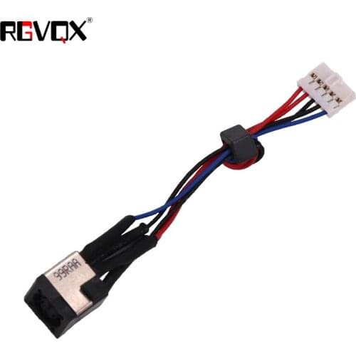 5pcs/lot New PJ536 DC Jack Cable for DELL INSPIRON 15R 5520 7520 0WX67P WX67P(with cable) Laptop Socket Power Replacement
