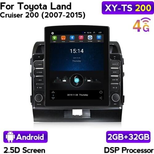 4G 9.7" Android For Toyota Land Cruiser 11 200 2008 - 2015 Car Radio Multimedia Video Player Navigation GPS No 2din 2 din BT