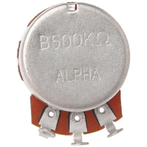 B500K Electric Guitar Split Shaft Linear Taper Potentiometer Volume Tone Pot