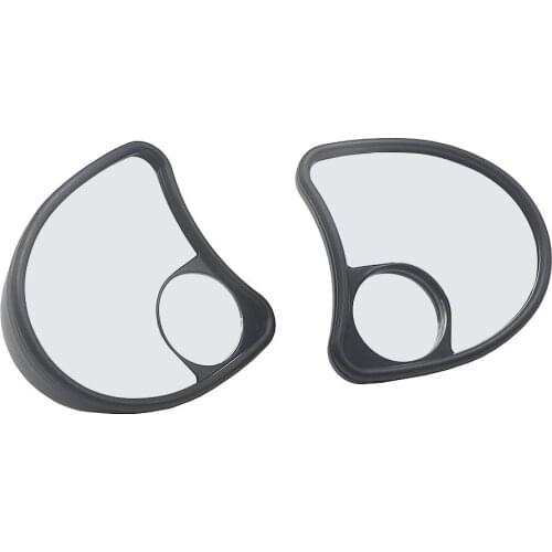 Black Motorcycle Fairing Mount Rearview Side Mirror With Blind Spot For Harley Electra Glide Street Glide 2014-Up