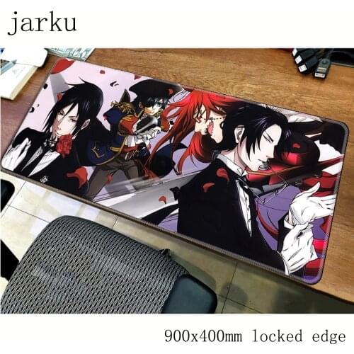 Black Butler mouse pad gamer 900x400x2mm notbook mouse mat best seller gaming mousepad large pad mouse desk padmouse accessories