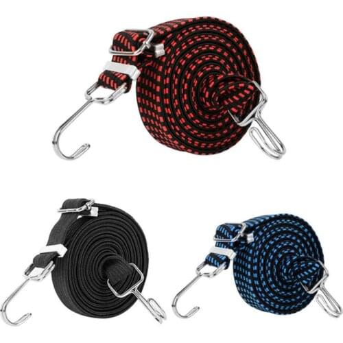 3.0m \4m Elastic Bicycle Luggage Rope Bicycle Bike Cycling Hooks Bandage Straps Belt Box Packing Rope Tie Equipment Accessories