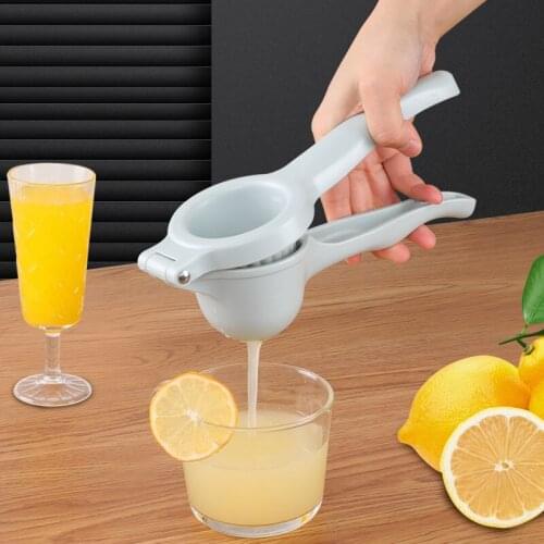 Creative Simple Manual Lemon Squeezer Household Thickened Plastic Orange Lemon Clip Kitchen Multifunctional Juicer Fruit Tools