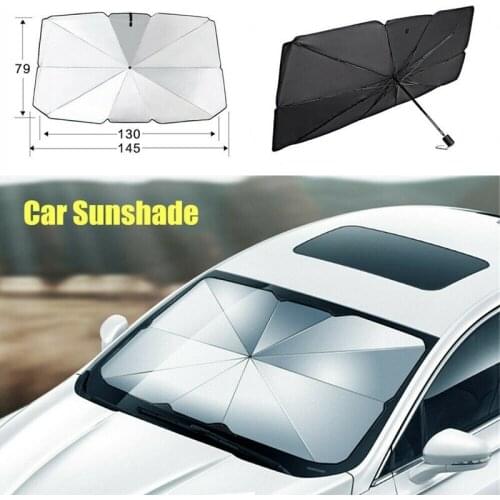 Car Windshield Cover Auto Sunshade UV Protection On Sun Shield Universal Front Rear Interior Summer Shade Visor Accessories