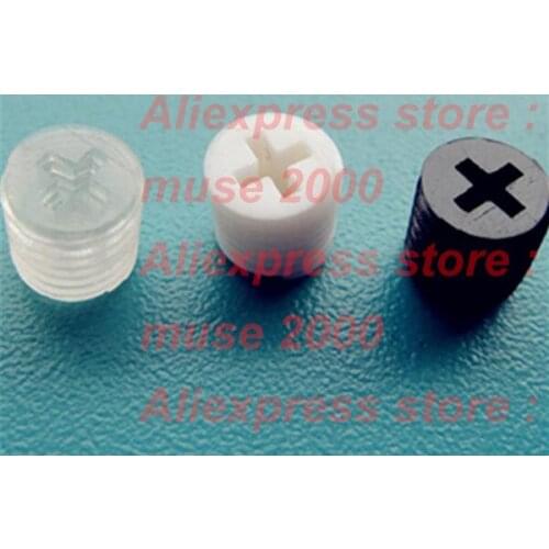 M7 X7 9 plastic grub set screw bolt transparent clear cross socket Holding tighten screw LED light wire cable fastener