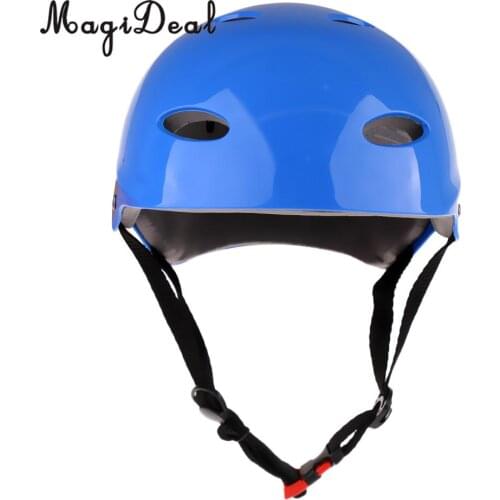 MagiDeal Professional 1Pc Water Sports Safety Helmet for Wakeboard Kayak Canoe Boat Drifting Sailing Surfing Sports S/M/L Blue