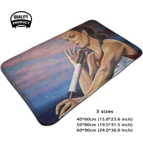 Yelena Isi Yeva Painting Soft Foot Pad Room Goods Rug Carpet Yelena Isi Yeva Russian Pole Er Gold Medalist Paul Meijering Pole