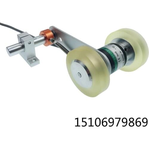 A Set of 6mm Through Hole Solid Double Output Shaft Encoder Incremental Photoelectric Double Wheel Meter Counting Wheel Bracket