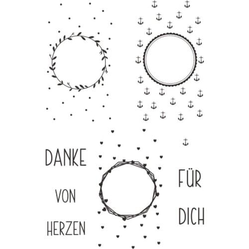 German Clear Stamp Or stamp for DIY Scrapbooking/Card Making/Kids Fun Decoration Supplies A254