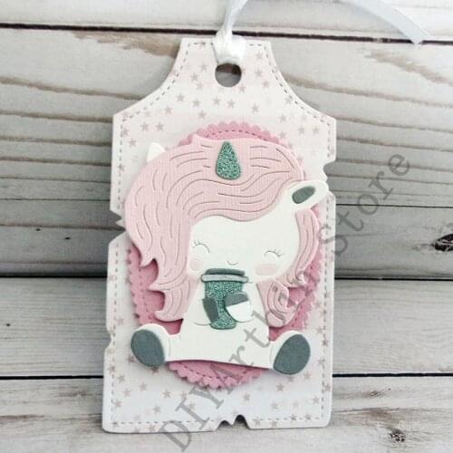 New Dies For 2020 Cute Unicorn Dies Scrapbooking Metal Cutting Paper Craft Card Album Punch Stencil