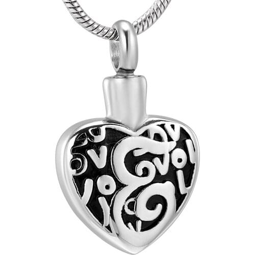 Memorial Urn Necklace Vintage Heart Ashes Locket Jewelry Love Heart Cremation Jewelry Pendant Human Ashes Keepsake