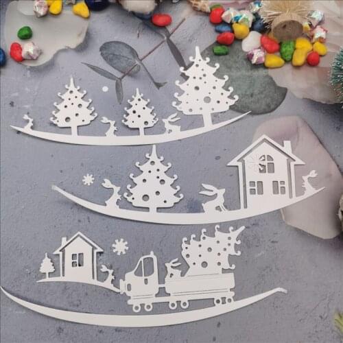Christmas Metal Cutting Dies New for Scrapbooking DIY Album Embossing Folder Paper Card Maker Template Stencils