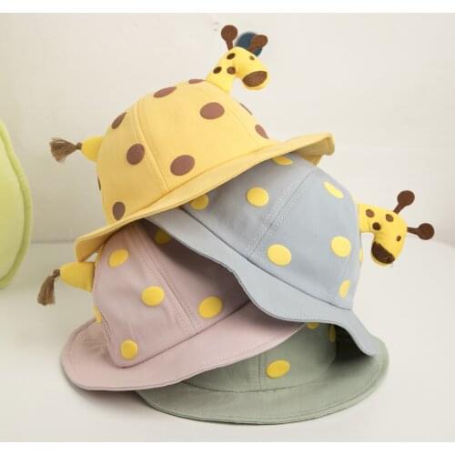 Spring Summer Baby Hats Child Infant Sun Bucket Hat Boys Girls 48cm Cartoon Headwear Sombrero Infantil шапки для девушек