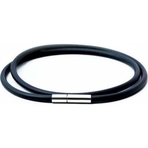 1.5mm 2mm 3mm Black PU Leather Cord Rope Diy Jewelry Findings Accessories Fashion Jewelry Making for Necklace Pendant 45cm 50cm