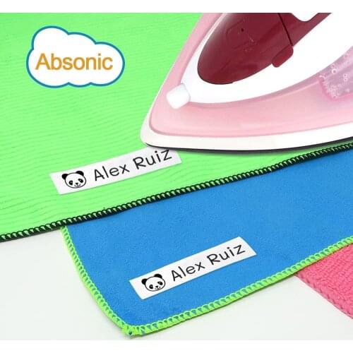 Absonic 12mm Fabric Label Compatible for Brother FA3 FA3R FA231 LabelsTape Ribbon Compatible for Brother PT-H110 Label Maker