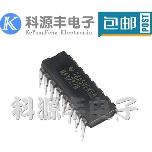 100% New&original MAX232N MAX232 DIP16 ELA-232/ In Stock