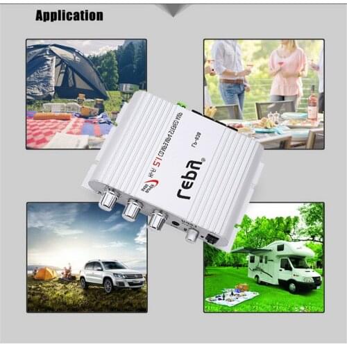 DC 12V 200W mini 2.1 channel LP838 small power Stereo Bass Speaker USB FM CD MP3 Player car HI-FI digital amplifier