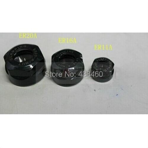 2PCS ER11 ER16 ER20 A type Collet Clamping Nut CNC Milling Collet Holder Lathe