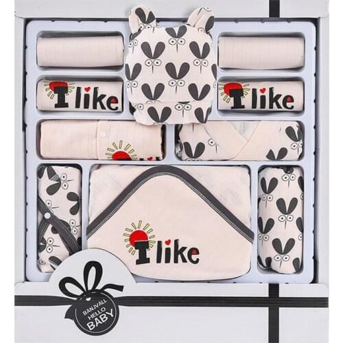 20pcs/set)Newborn Baby 0-6M Clothing Set cartoon long Sleeve new born baby clothes Boy/Girl Baby outfit christmas gift